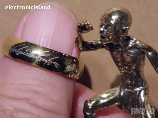 Фигура Голум Хобит Смеагол Ам-гъл Sméagol My precious, бронзова статуетка Скулптура, ръчна изработка, снимка 7 - Колекции - 54090408