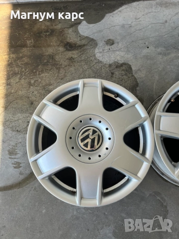 Оригинални алуминиеви джанти Volkswagen 16" 5x112, снимка 5 - Гуми и джанти - 51672850