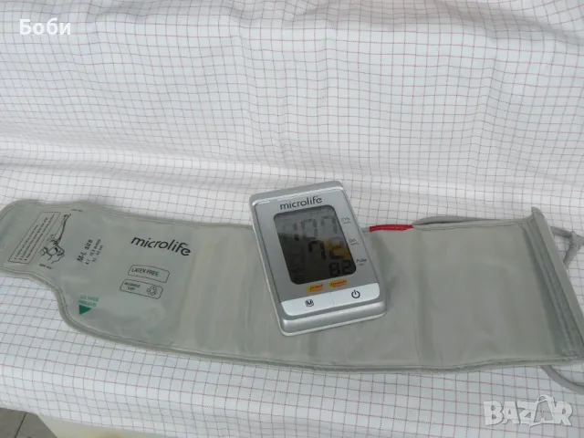 Microlife BP 3MS1 -4K - швейцарски апарат за кръвно налягане, снимка 3 - Уреди за диагностика - 49888652