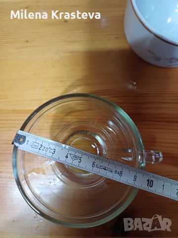 12 чаени чаши за  3 евро. Шест са порцелан произведен в България., снимка 6 - Чаши - 53165051