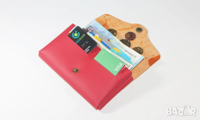 Дизайнерски оригами портфейл , снимка 4 - Портфейли, портмонета - 53076808