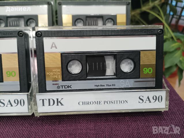Аудио касети TDK SA90 - TYPE II - хромна лента - златните за слушане или презапис, снимка 4 - Аудио касети - 46287086