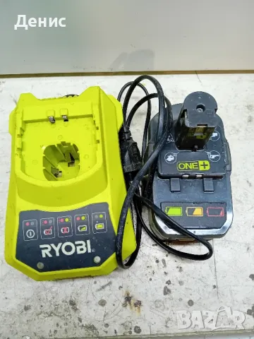 Батерия и зарядно на марката RYOBI 18v li lon , снимка 5 - Други инструменти - 48632372