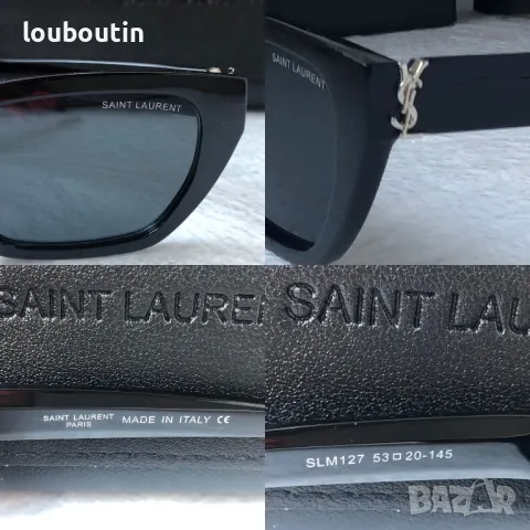 YSL Saint Laurent 2024 дамски слънчеви очила 4 цвята черни бели прозрачни , снимка 9 - Слънчеви и диоптрични очила - 47012353