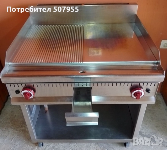 Професионална, италианска, газова скара-плоча на база OFCAR, снимка 6 - Обзавеждане на кухня - 52774150