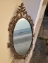 Уникално антикварно френско бронзово огледало , снимка 2
