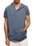 Мъжка ежедневна тениска с качулка и къс ръкав, 5цвята , снимка 16