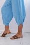 Дамски панталони с широки крачоли и джобове, 4цвята , снимка 9