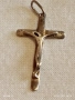 Сребърен кръст висулка майсторска ръчна изработка 52467, снимка 5