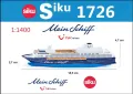 Метален круизен кораб Siku TUI Cruises Mein Schiff 1, снимка 1