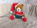 Коледно джудже, гном, плетена плюшена играчка, амигурум, снимка 12