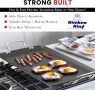 Kitchen King Griddle Plate Двустранна незалепваща плоча за барбекю и фурна, 50 X 28 см, снимка 8