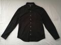 Tommy Hilfiger Denim оригинална мъжка риза в черен цвят р-р XL , снимка 1 - Ризи - 45495661