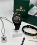 Комплект часовник,гривна и колие Rolex , снимка 7