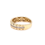 Златен дамски пръстен 2,96гр. размер:57 14кр. проба:585 модел:23086-1, снимка 3