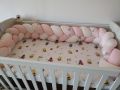 Плитка /обиколник/ за детска кошара или легло - розова, снимка 3