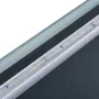 vidaXL Стенно LED огледало за баня с тъч сензор 100x60 см（SKU:144743）, снимка 4