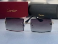 Cartier Мъжки слънчеви очила правоъгълни 3 цвята черни кафяви сини, снимка 18
