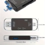 OTG 6 в 1 четец на карти с памет USB 3.0 Type-C Micro-USB, снимка 6