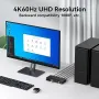 Нов 4K 60hz HDMI USB превключвател KVM превключвател 2PCs, снимка 3