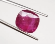 Пурпорно червен естествен рубин с рядка големина 4.26кт.! Сертифициран! Нов!, снимка 8