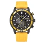 MEGIR 2224 Yellow – мъжки хронограф с модерен дизайн, снимка 1