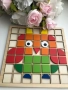 Дървена мозайка 120 части, снимка 1