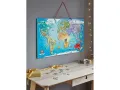 НОВИ! Магнитна карта на Света 76х45см , снимка 4