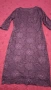 Дантелена рокля, бордо , снимка 1