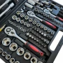 Комплект инструменти KraftWorld гедоре 172 части – хром-ванадиева стомана, снимка 5