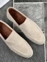 Loro Piana Дамски Бежови Ежедневни Обувки Естествена Кожа🥿Дамски Мокасини Лоро Пиана Код E553, снимка 4