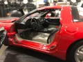 BBURAGO метална колекционерска количка CHEVROLET CORVETTE 1997г. 1:18, снимка 4