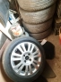 5 броя Алуминиеви джанти с гуми и болтове за Ситроен Ц5 2004г., снимка 2