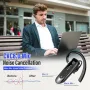 Нова Bluetooth хендсфри слушалка V5.4 за бизнес и пътувания  с ENC и 20 ч. живот, снимка 2