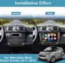 PODOFO мултимедия за Mercedes BENZ Smart Fortwo 2011-2015, 2+64G, Android 13, безжичен Carplay , снимка 5