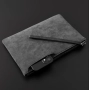 Елегантен Мъжки Калъф в Сиво 26х17см, снимка 1