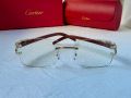 Cartier висок клас слънчеви очила Мъжки Дамски слънчеви с дървени дръжки, снимка 9