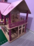 Масивна детска дървена къща за кукли, снимка 3