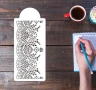 Висящи листенца листа шаблон стенсил спрей за торта украса декор Scrapbooking, снимка 2