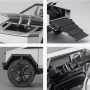Метални колички: Tesla Cybertruck с ATV, снимка 5