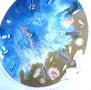 Часовник за стена "The Ocean" - ръчна изработка, снимка 1 - Стенни часовници - 45093843