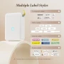 Принттер за етикети D110 с Bluetooth и термо етикетиране с лента, снимка 5