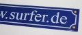 1990те Немска рекламна емайлирана табела "СЪРФИСТ", снимка 7