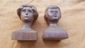 Бюст глава статуетка 2 бр, снимка 2