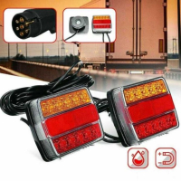 Комплект LED Диодни Стопове 12V Магнит Окабеляване Ремаркета Колесари, снимка 1 - Аксесоари и консумативи - 44988124