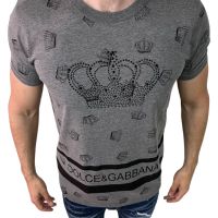 Мъжка тениска Dolce & Gabbana the Crown !!!, снимка 1 - Тениски - 45698108