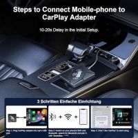 Нов  2 в1 Безжичен CarPlay и Android Авто Адаптер кола телефон автомобил, снимка 2 - Друга електроника - 45506575