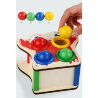 3567 Детска играчка Раче с топчета и чук, снимка 4 - Образователни игри - 45790648