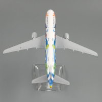 Еърбъс 320 самолет модел макет Bangkok Air метален A320, снимка 2 - Колекции - 44971771