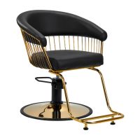 Фризьорски стол с маслен крик, измивна колона и бръснарски стол, снимка 17 - Фризьорски столове - 42115652